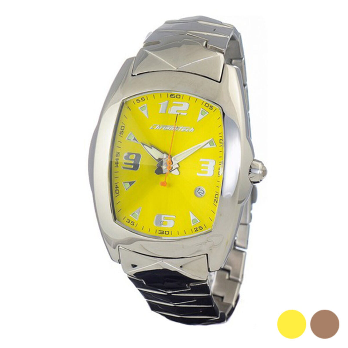 Men's Watch Chronotech CT7504 (Ø 40 mm) - Colour: Yellow