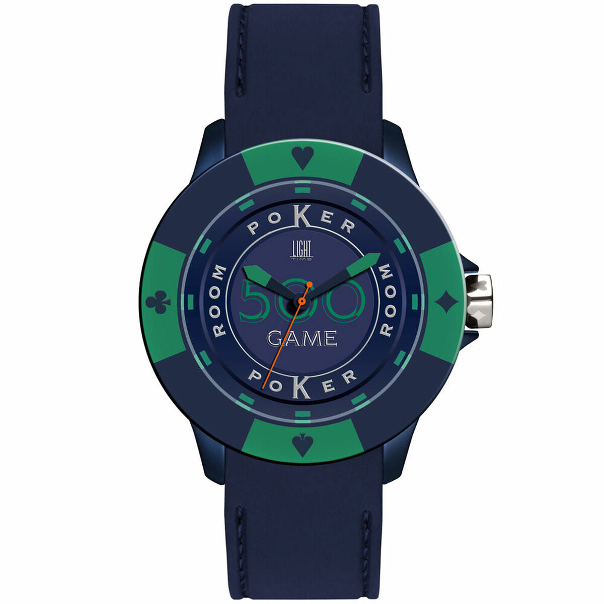 Unisex Watch Light Time POKER (Ø 41 mm)