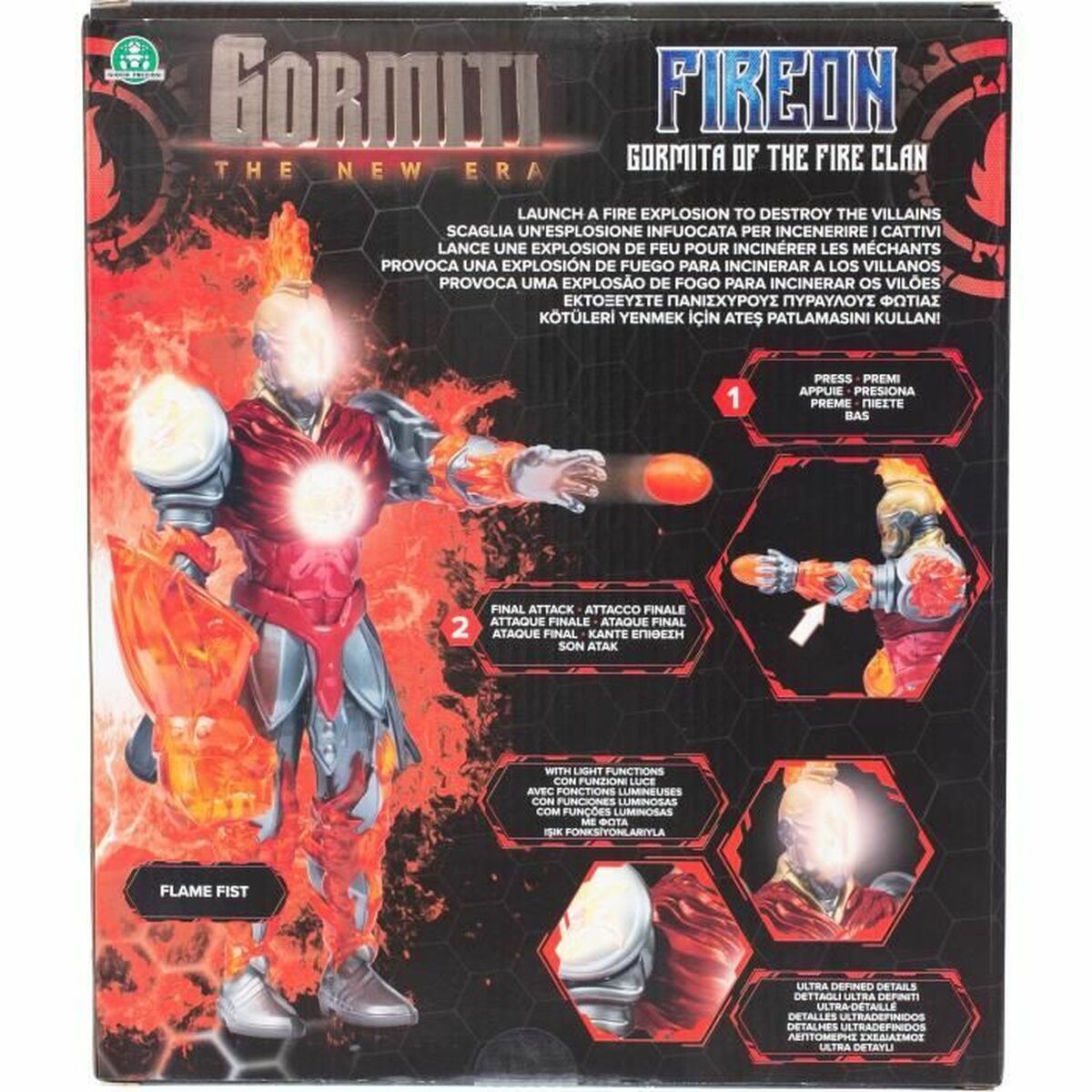 Action Figure Gormiti Fireon 27 cm