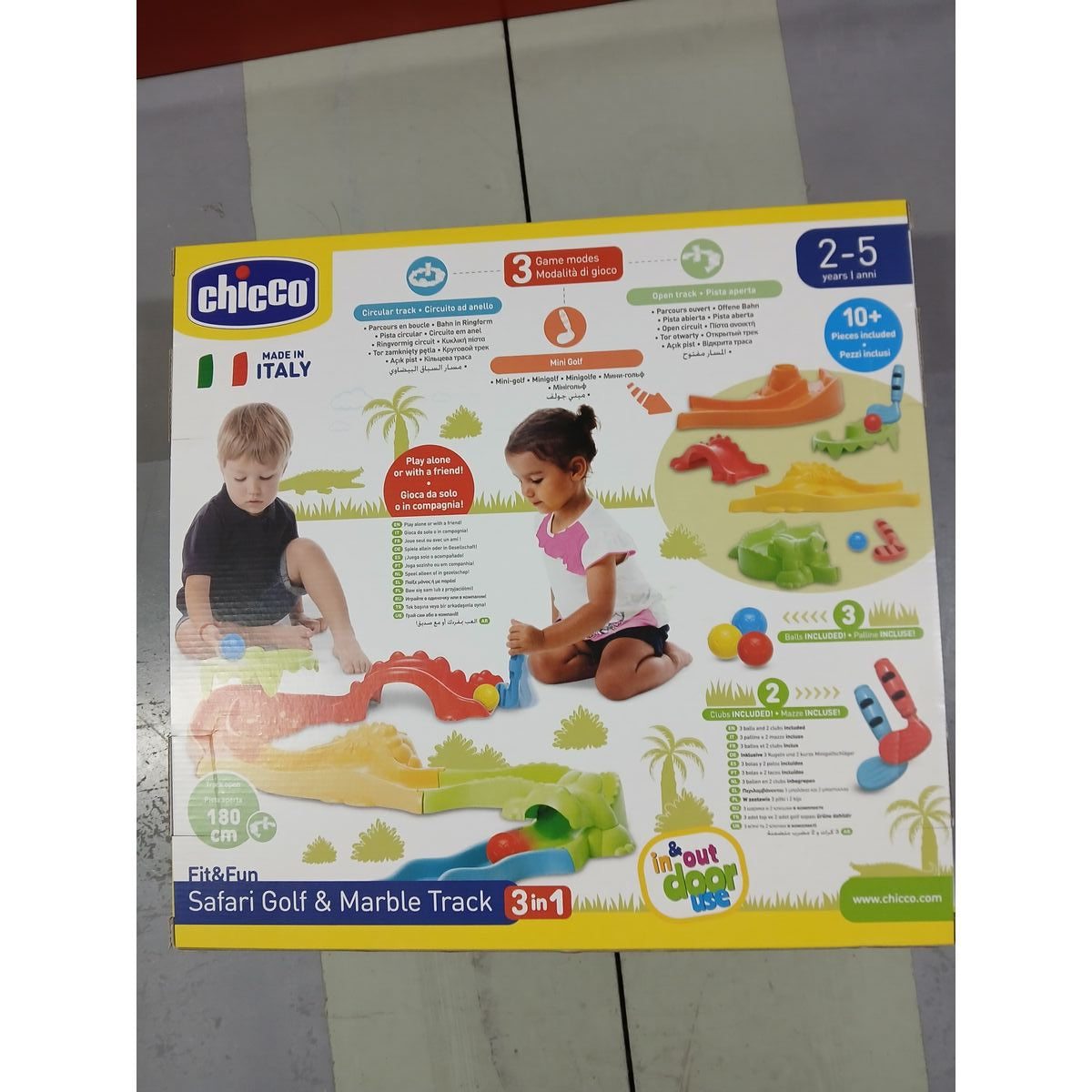 Golf Set Chicco Safari 70 x 52 x 13 cm 3-in-1