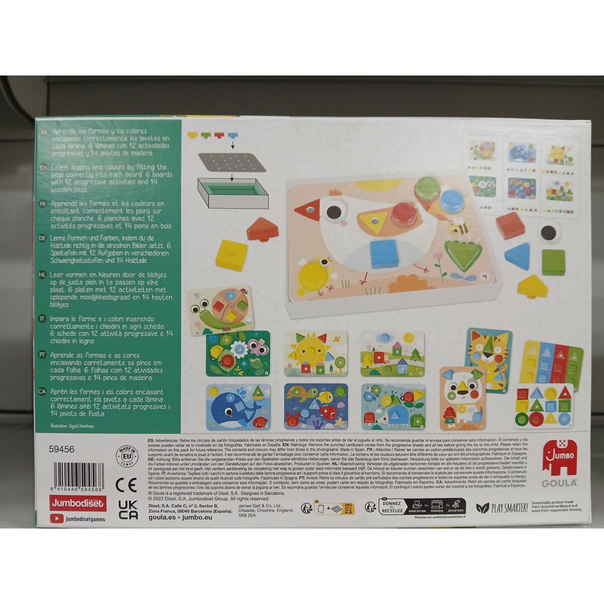 Child's Puzzle Goula Baby Shapes