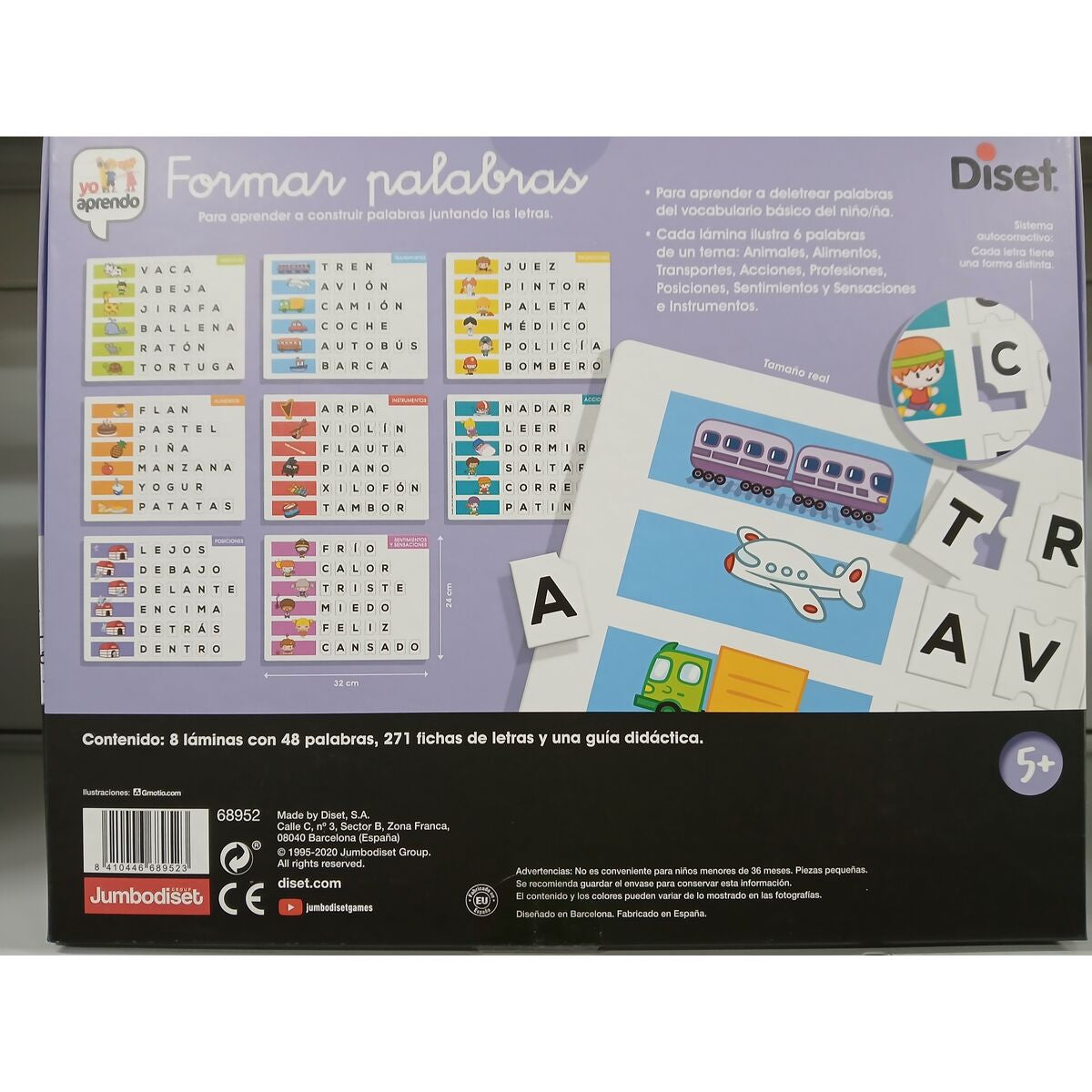 Educational Game Diset Create Words (ES)