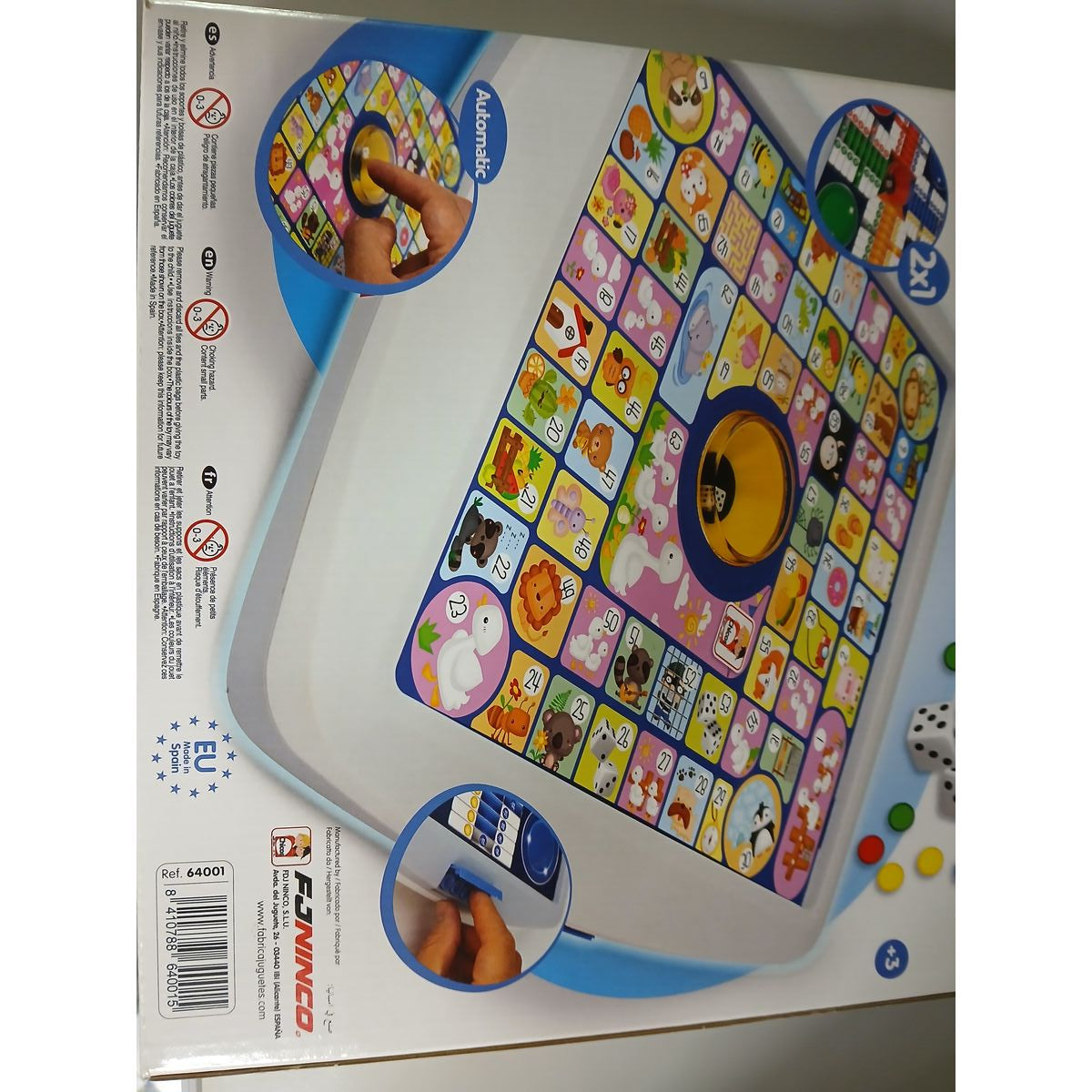 Automatic Ludo and Snakes and Ladders Chicos 27 x 27 x 4 cm