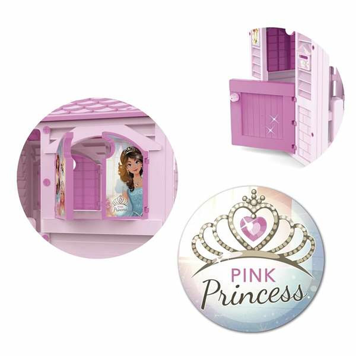 Children's play house Chicos Pink Princess 94 x 103 x 104 cm Pink