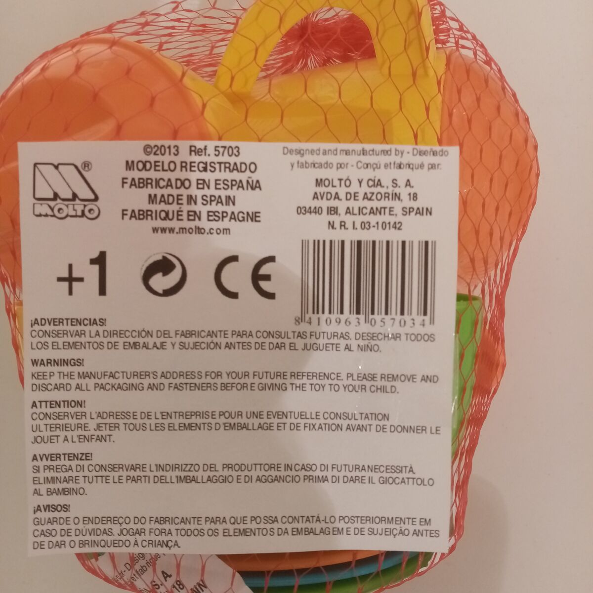 Toy Dinner Set Moltó 14 Pieces Coffee