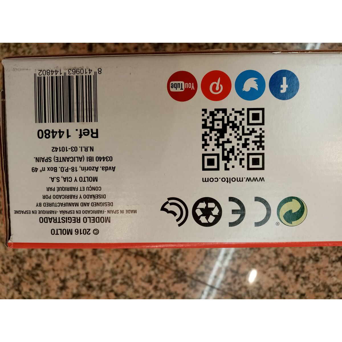 Interactive Toy Moltó Blocks Desk 65 x 28 cm