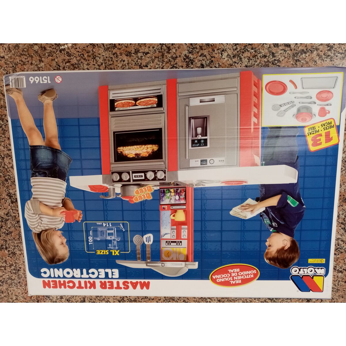 Toy kitchen Moltó 15166 102 x 114 x 34 cm (102 x 114 x 34 cm)