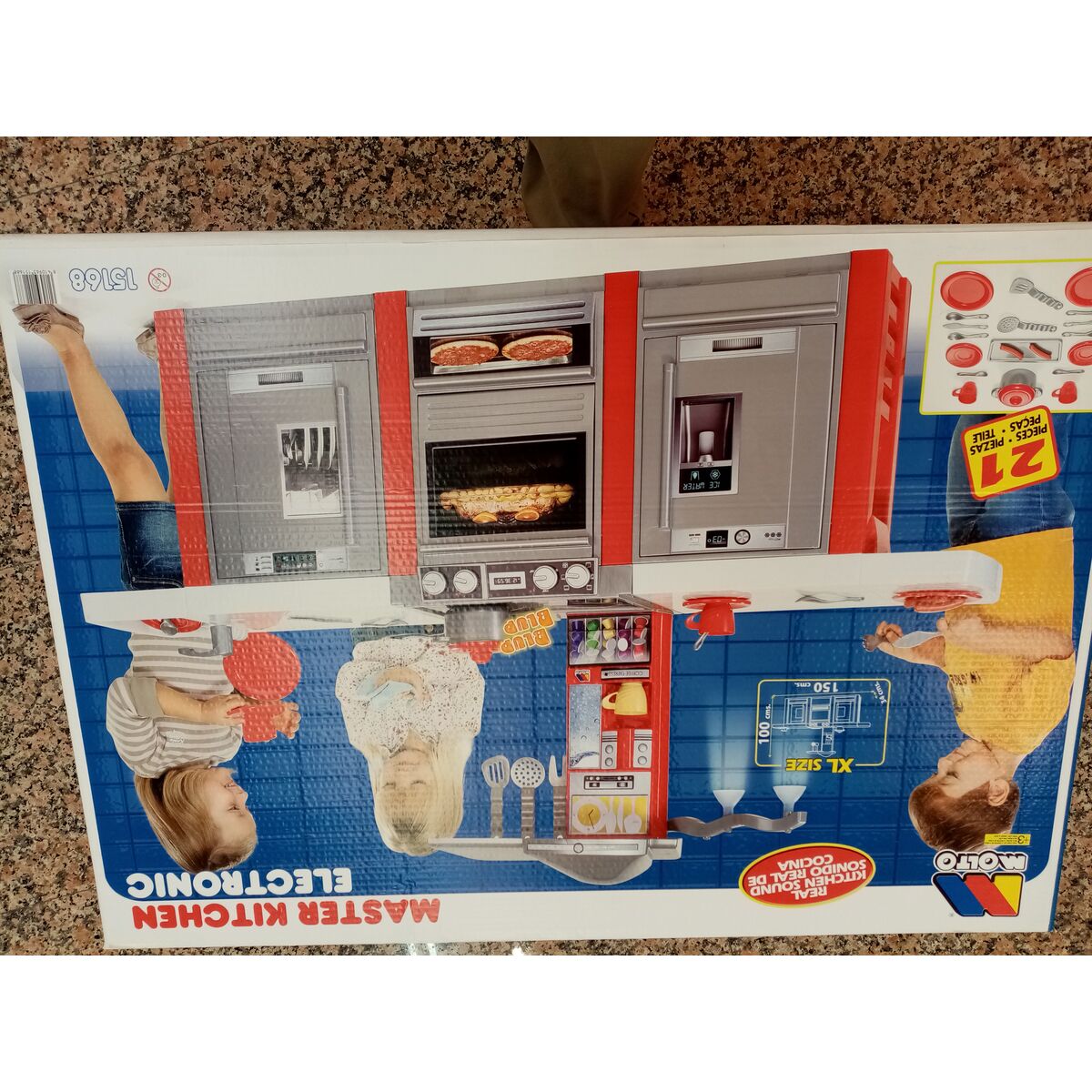 Toy kitchen Moltó Masterkitchen 150 x 34 x 102 cm 15168