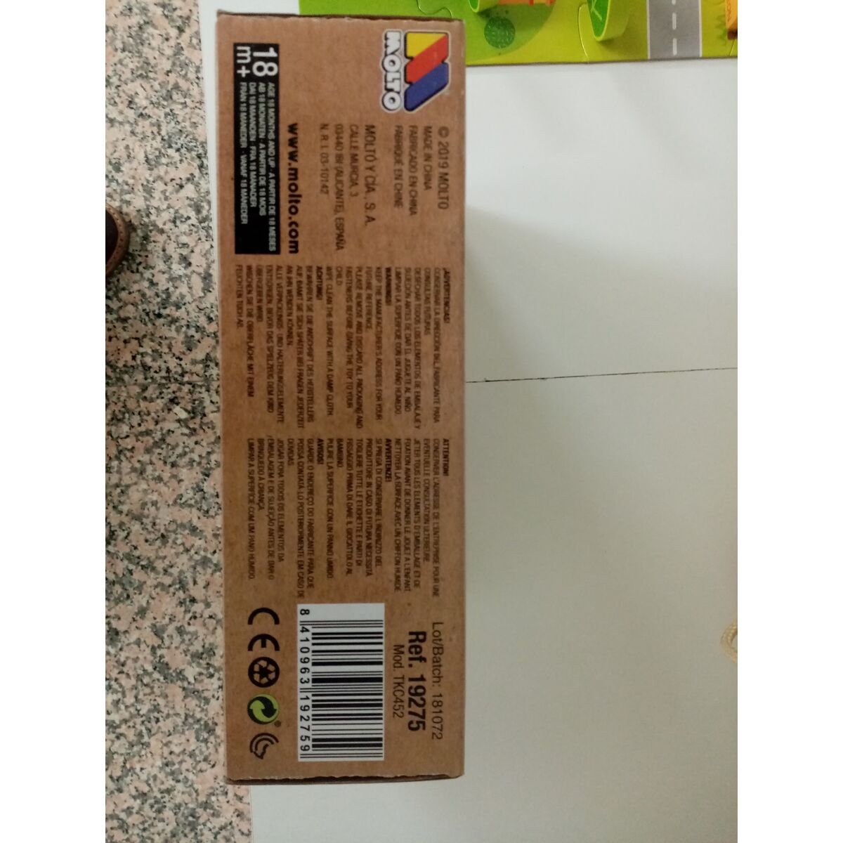 Baby toy Moltó Happy Train 23 Pieces