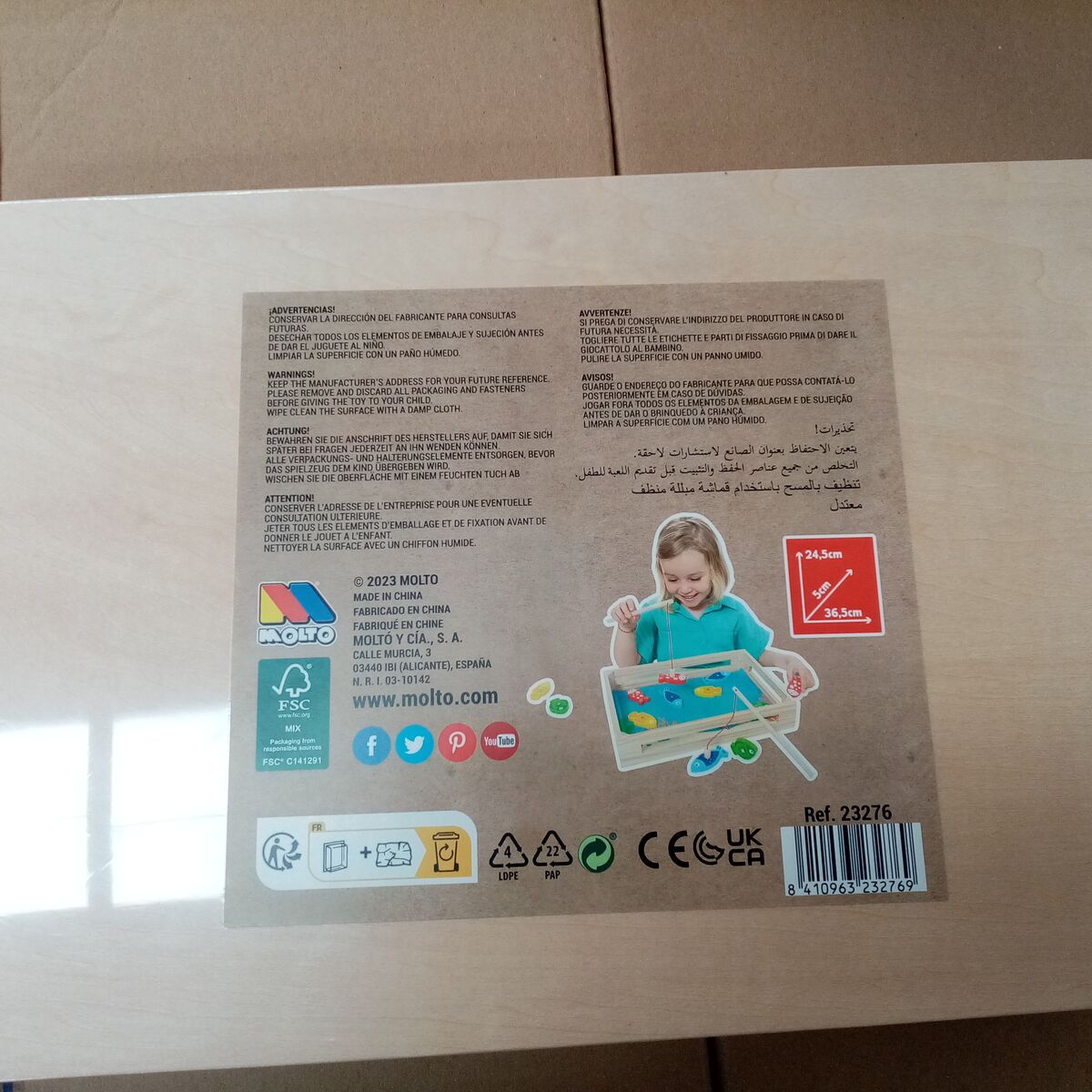 Fishing Game Moltó 15 Pieces