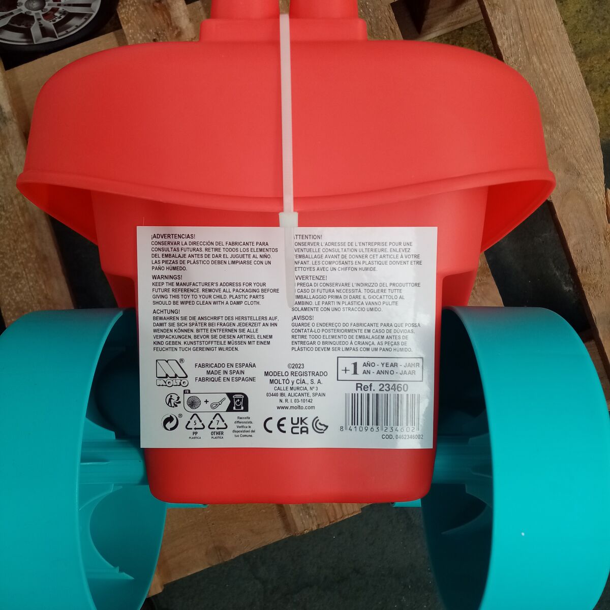 Building Blocks Moltó    20 Pieces Trolley