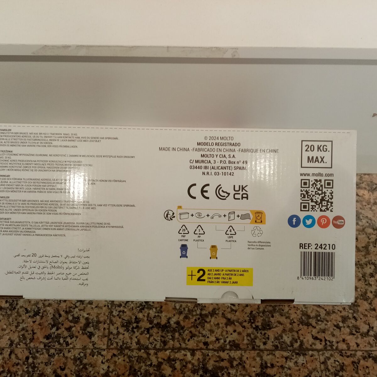 Children's Bike Moltó Minibike Blue