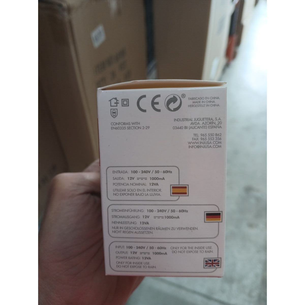 Battery charger Injusa 606 Ce E230 S12/0.8 C1 12 V