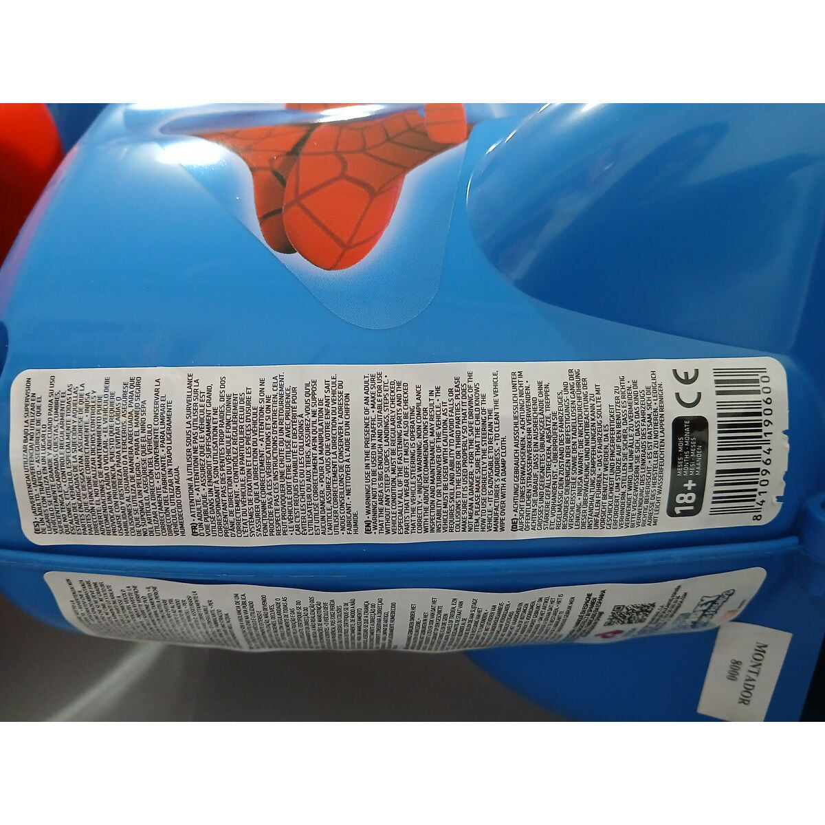 Foot to Floor Motorbike Spidey 69 x 27,5 x 49 cm Blue