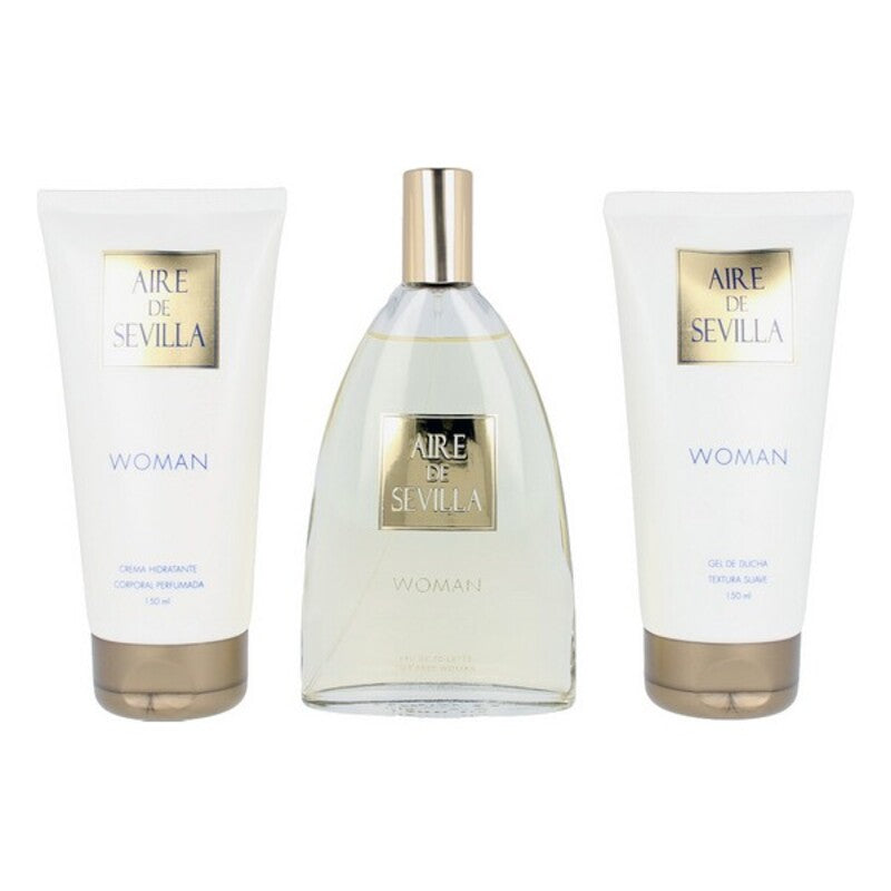 Women's Perfume Set Woman Aire Sevilla 8411047136102 EDT (3 pcs) 3 Pieces