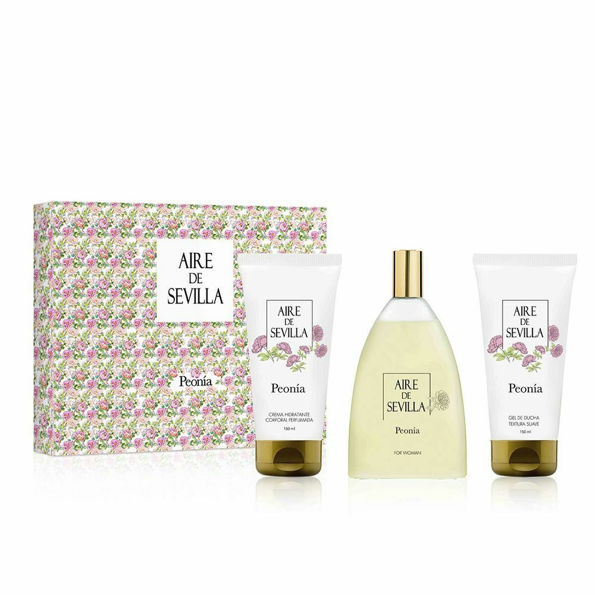 Women's Perfume Set Aire Sevilla Aire de Sevilla PeonÃ­a 3 Pieces (3 pcs)