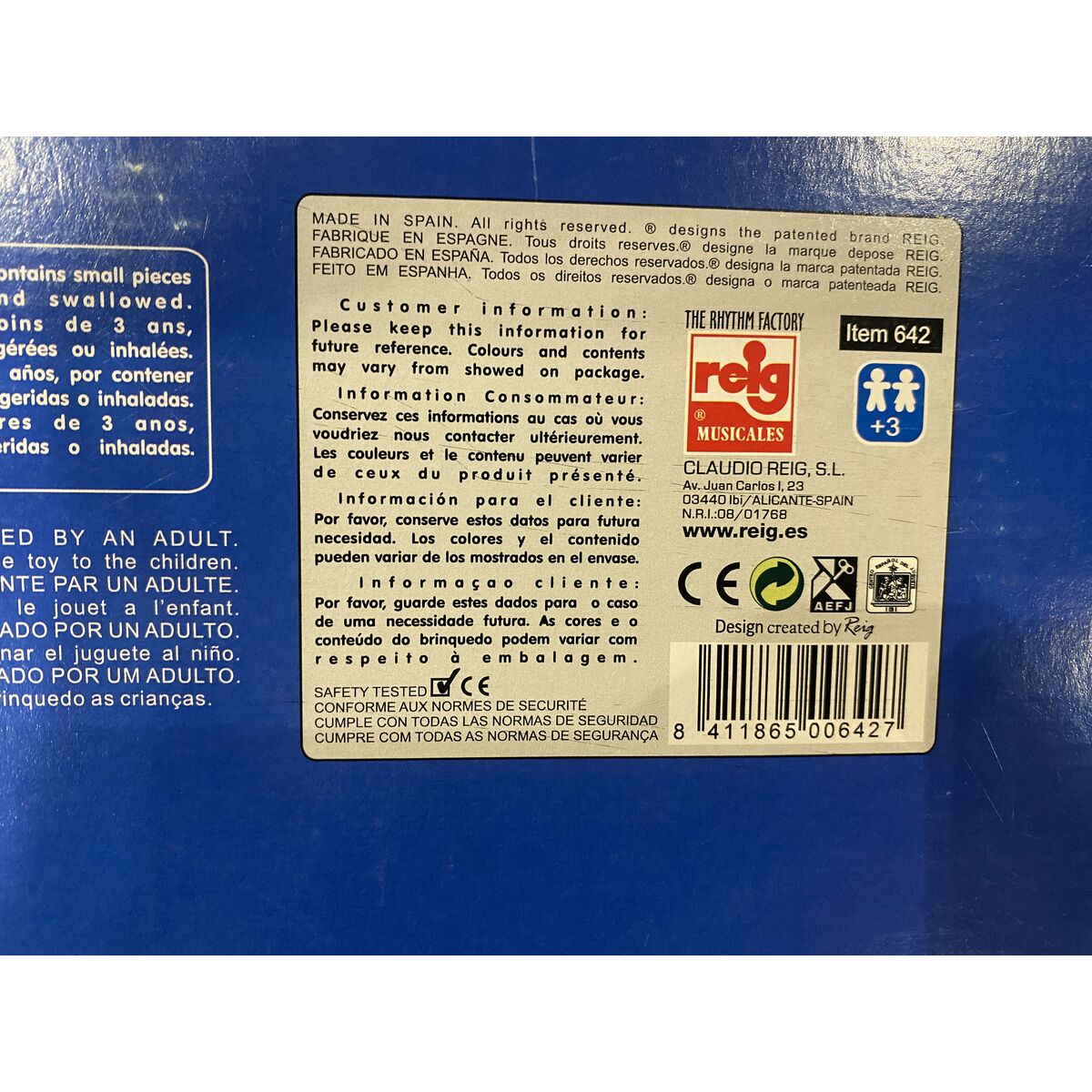 Drums Reig Kaleidoscoper  75 x 68 x 54 cm Children's