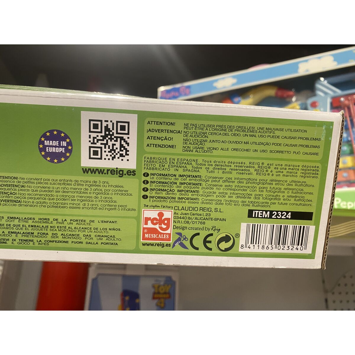 Set of toy musical instruments Reig 9 Pieces