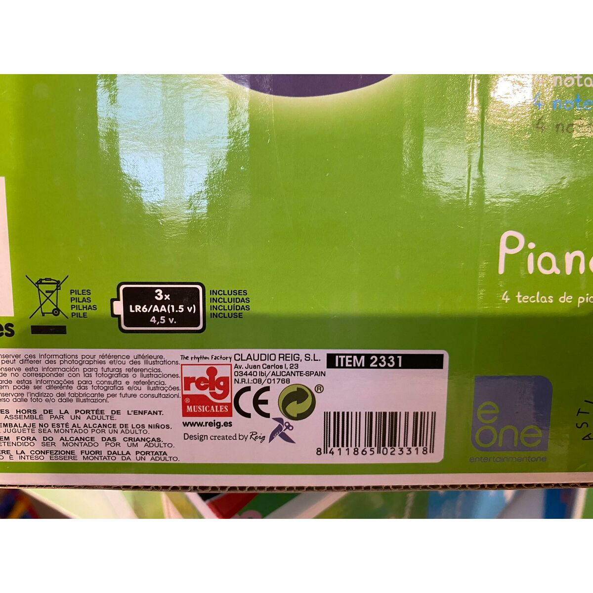 Musical Toy Peppa Pig Landline Telephone Peppa Pig Blue