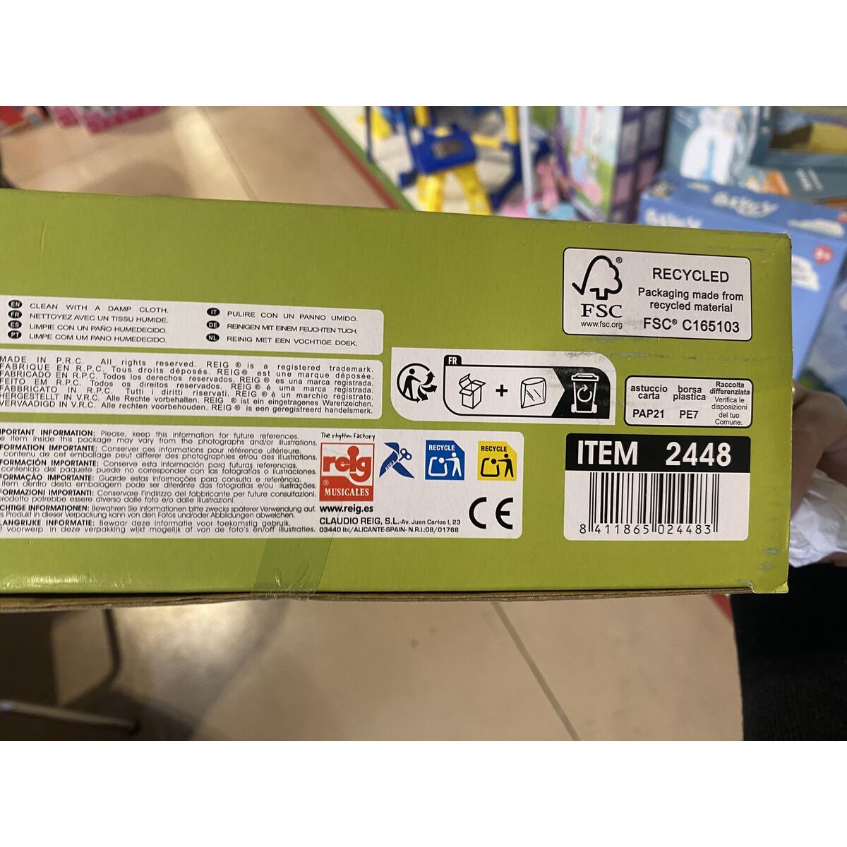 Toy piano Spongebob Electric