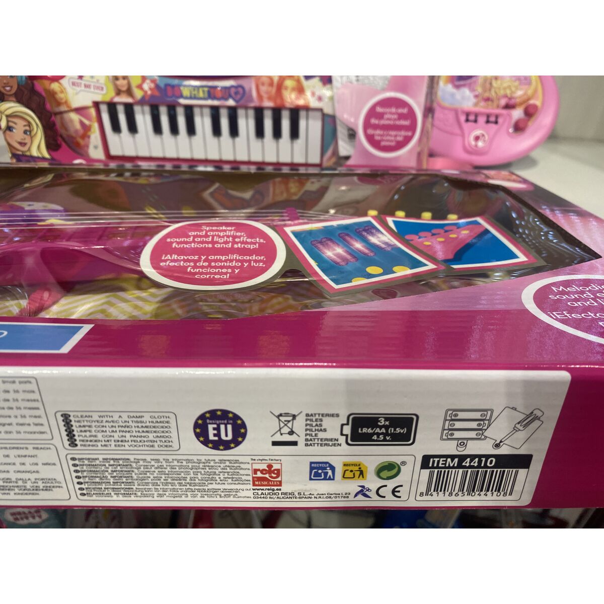 Baby Guitar Reig Pink