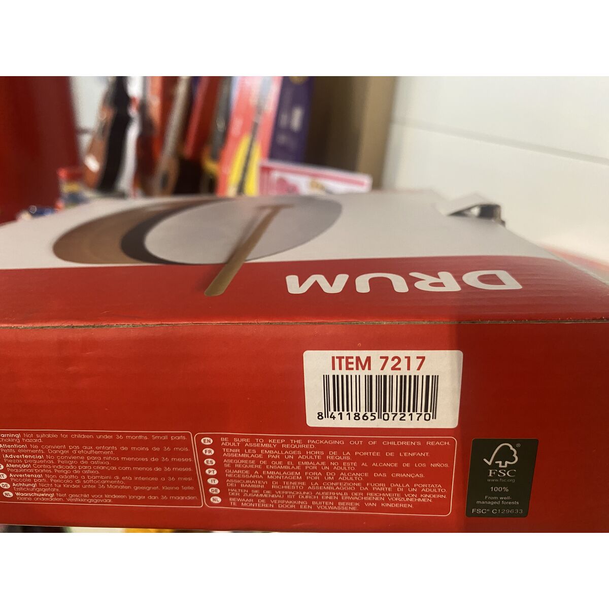 Drum Reig Ø 25,4 cm Plastic 25,4 cm