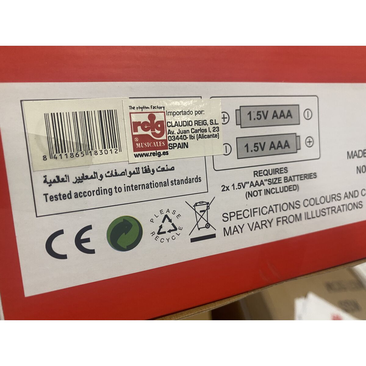 Musical Plush Toy Reig Fox 30 cm (3 Units)