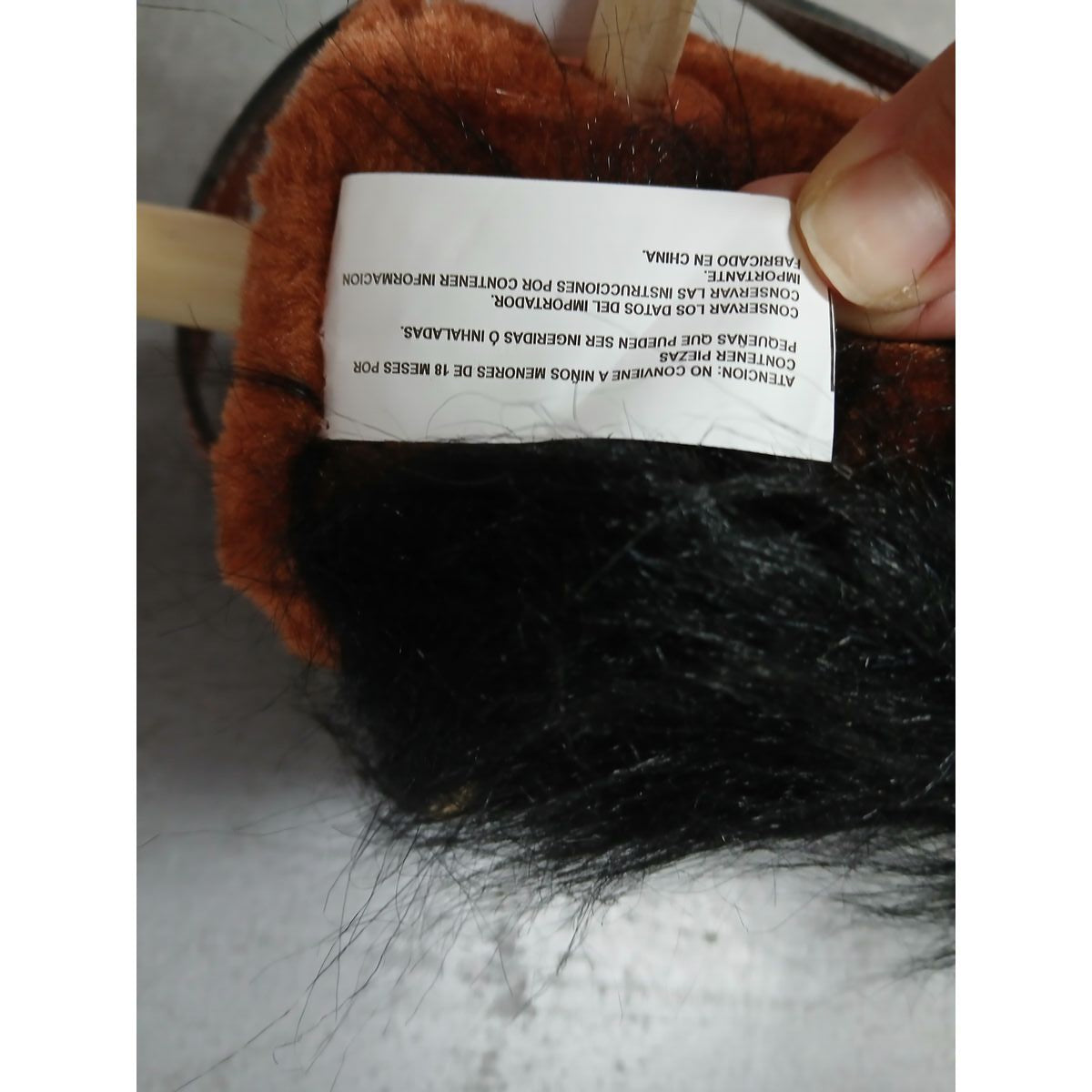 Tricycle with sound Movement 95 cm Horse Brown Cream