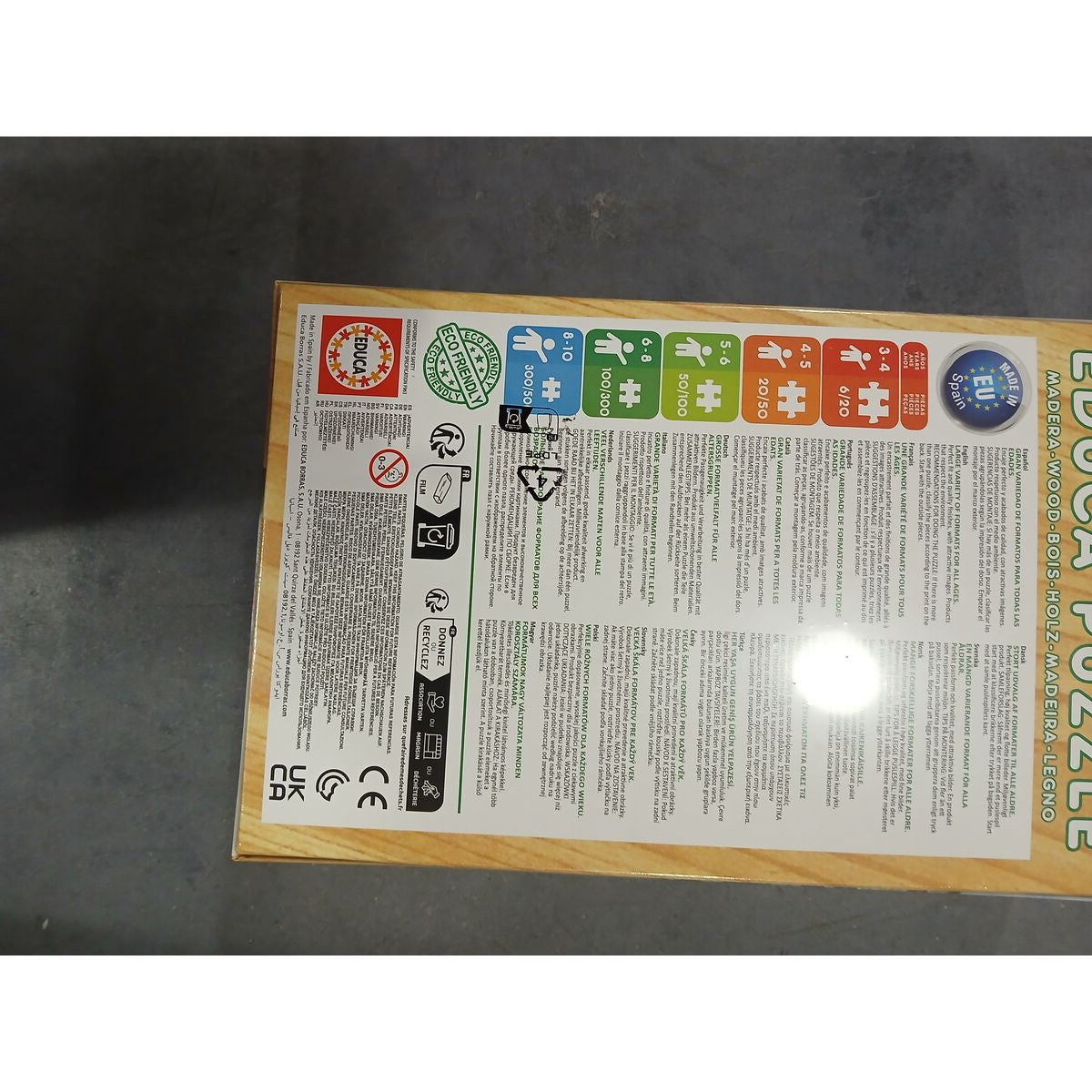 2-Puzzle Set Educa 16 Pieces Duo