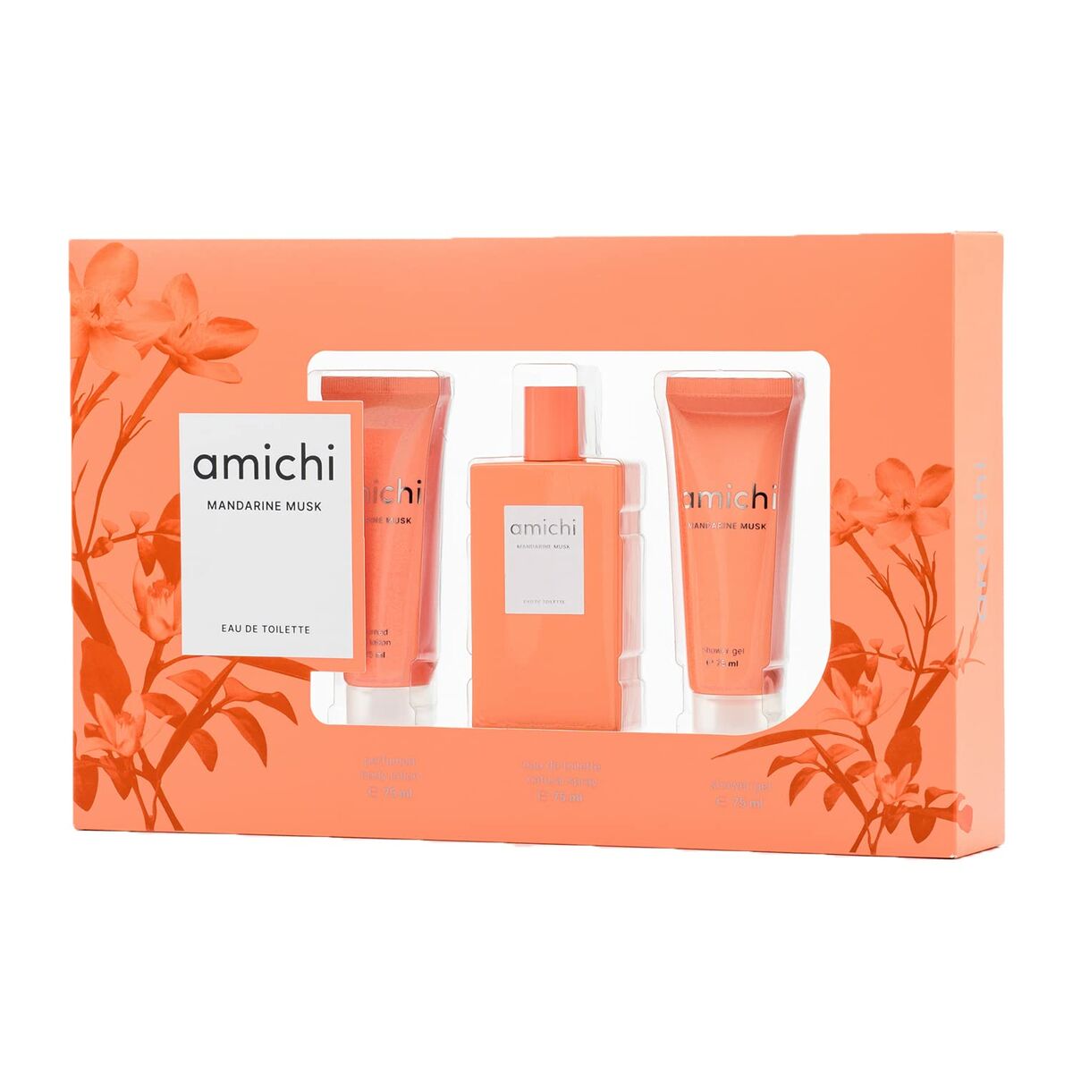 Women's Perfume Set Amichi Mandarine Musk 3 Pieces