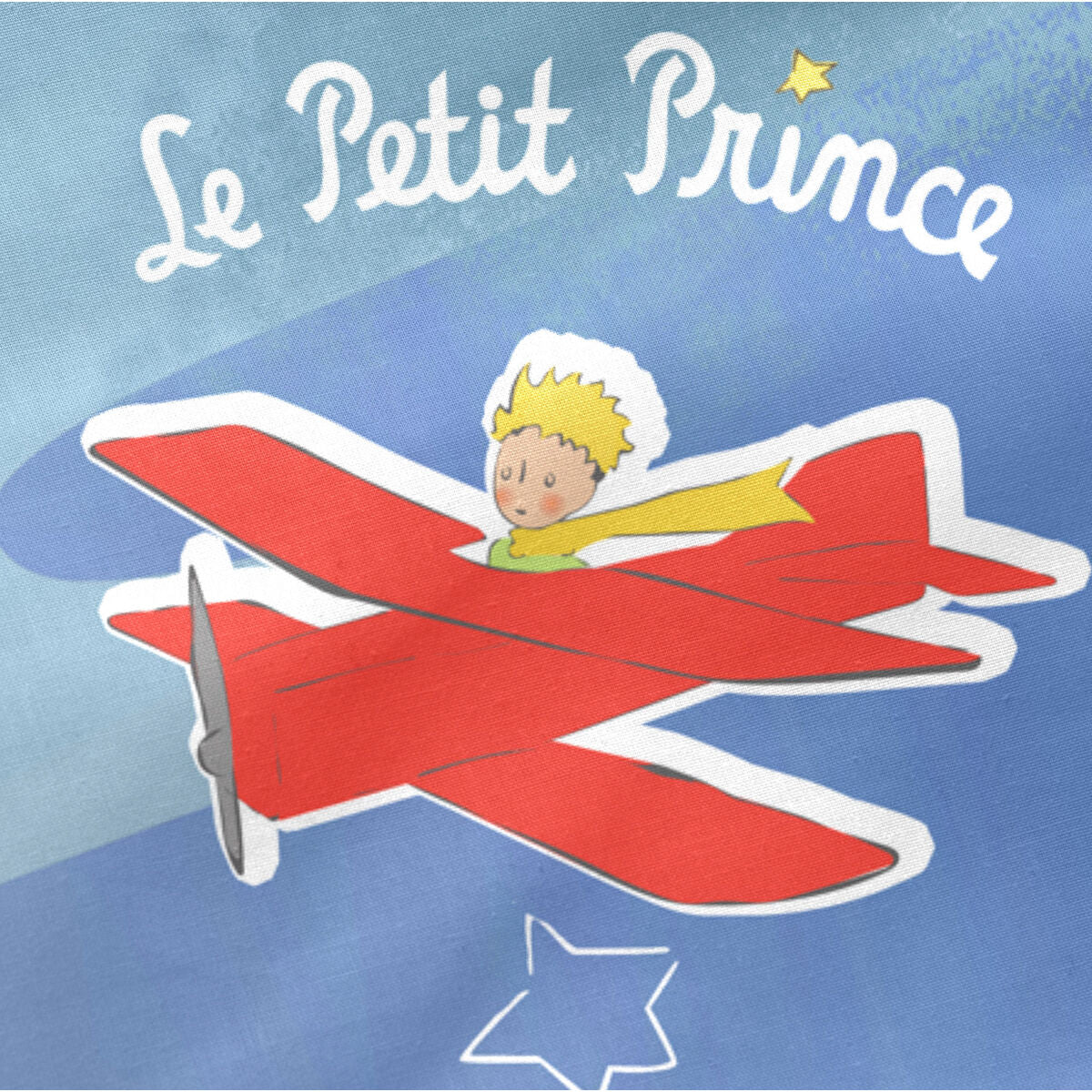 Cot protector HappyFriday Le Petit Prince Son avion Multicolour 210 x 40 cm