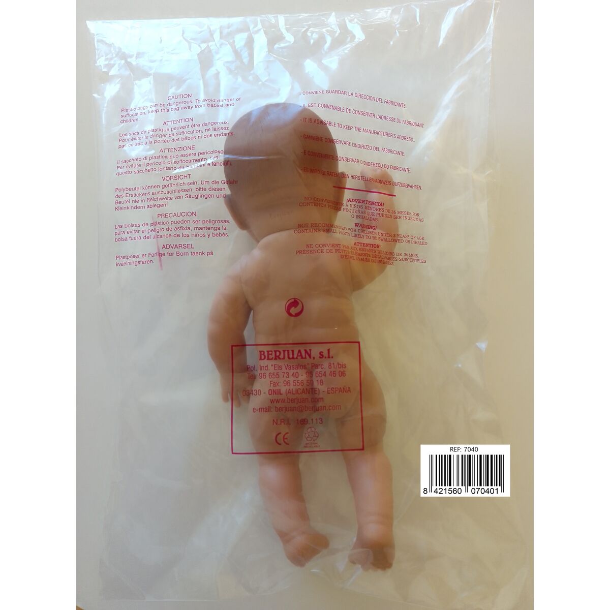 Baby doll Berjuan 7040 20 cm