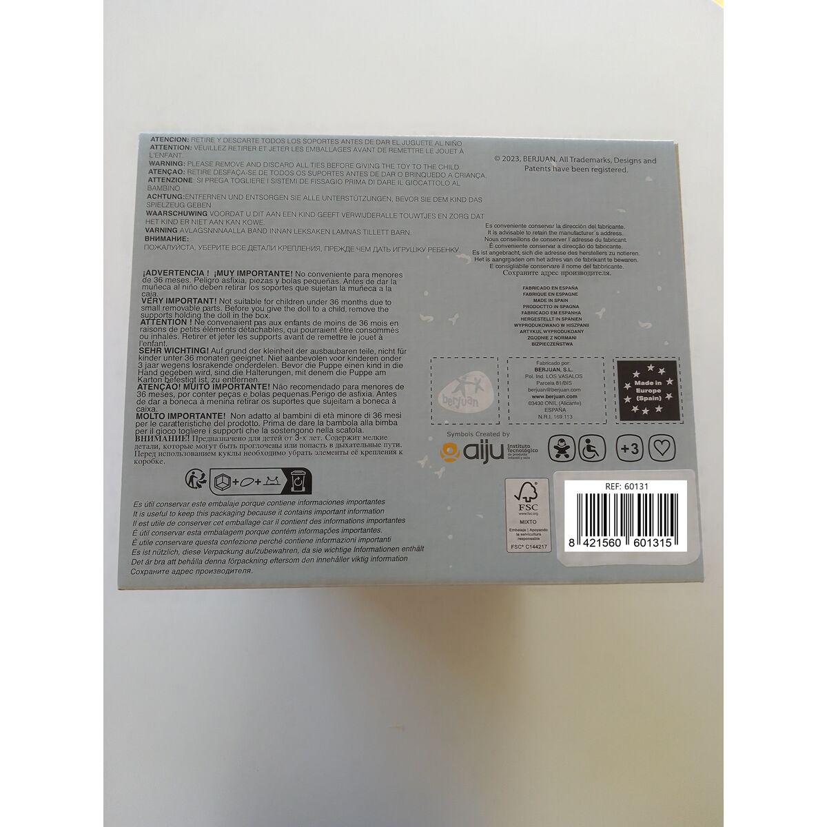 Fluffy toy Berjuan Anireal Cat 35 cm