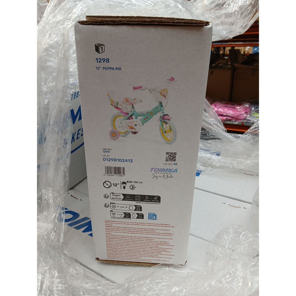 Children's Bike Peppa Pig 12" 12"