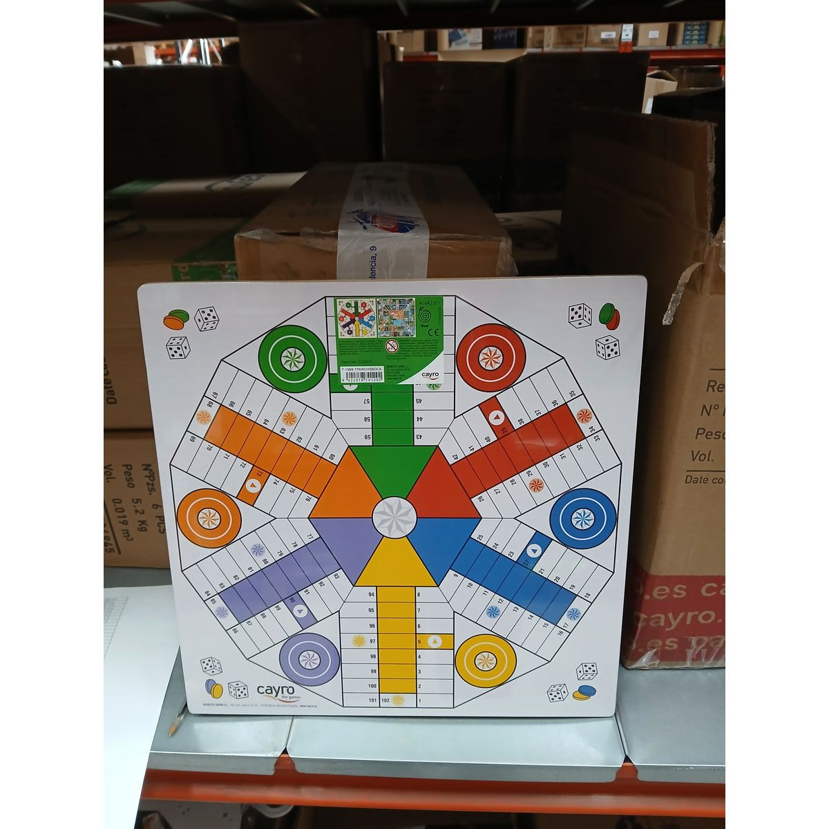 Parchís and Oca Board Cayro (40 x 40 cm)