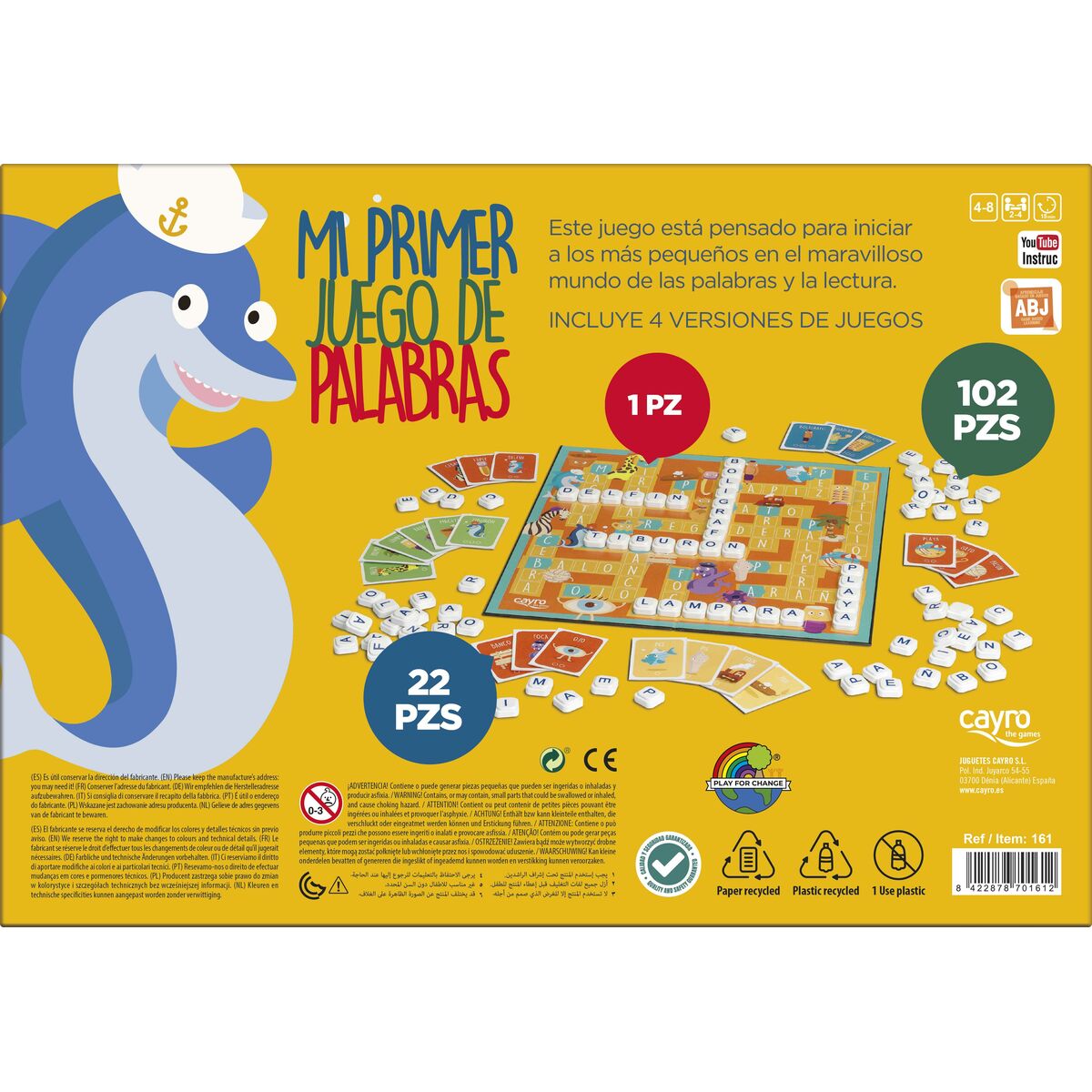 Board game Mi Primer Juego De Palabras Cayro (ES)
