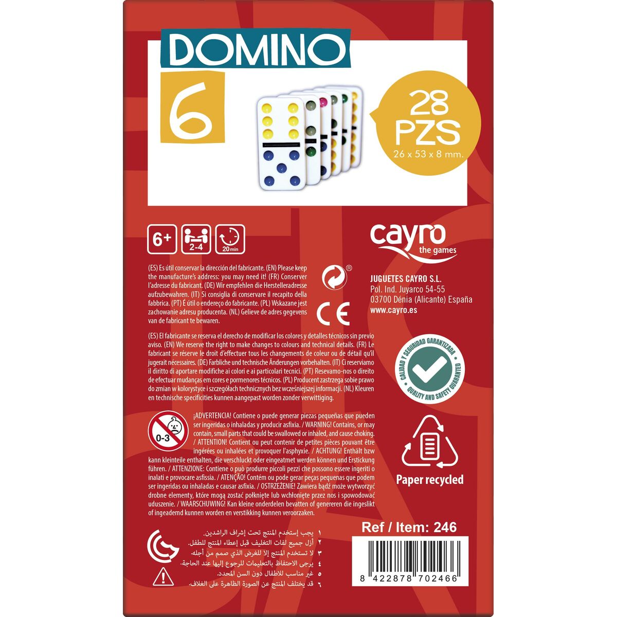 Domino Cayro Colours