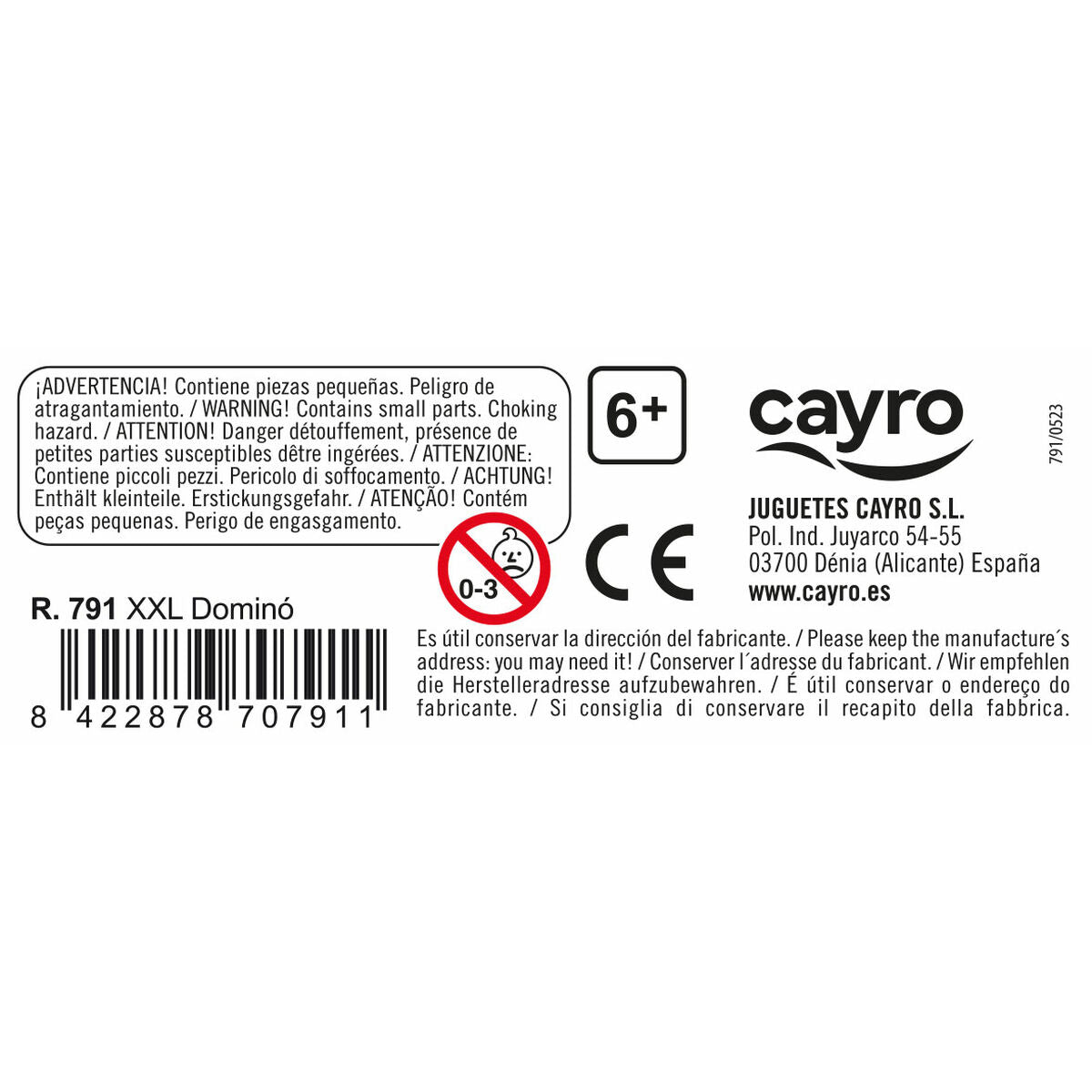 Domino Cayro XL 791