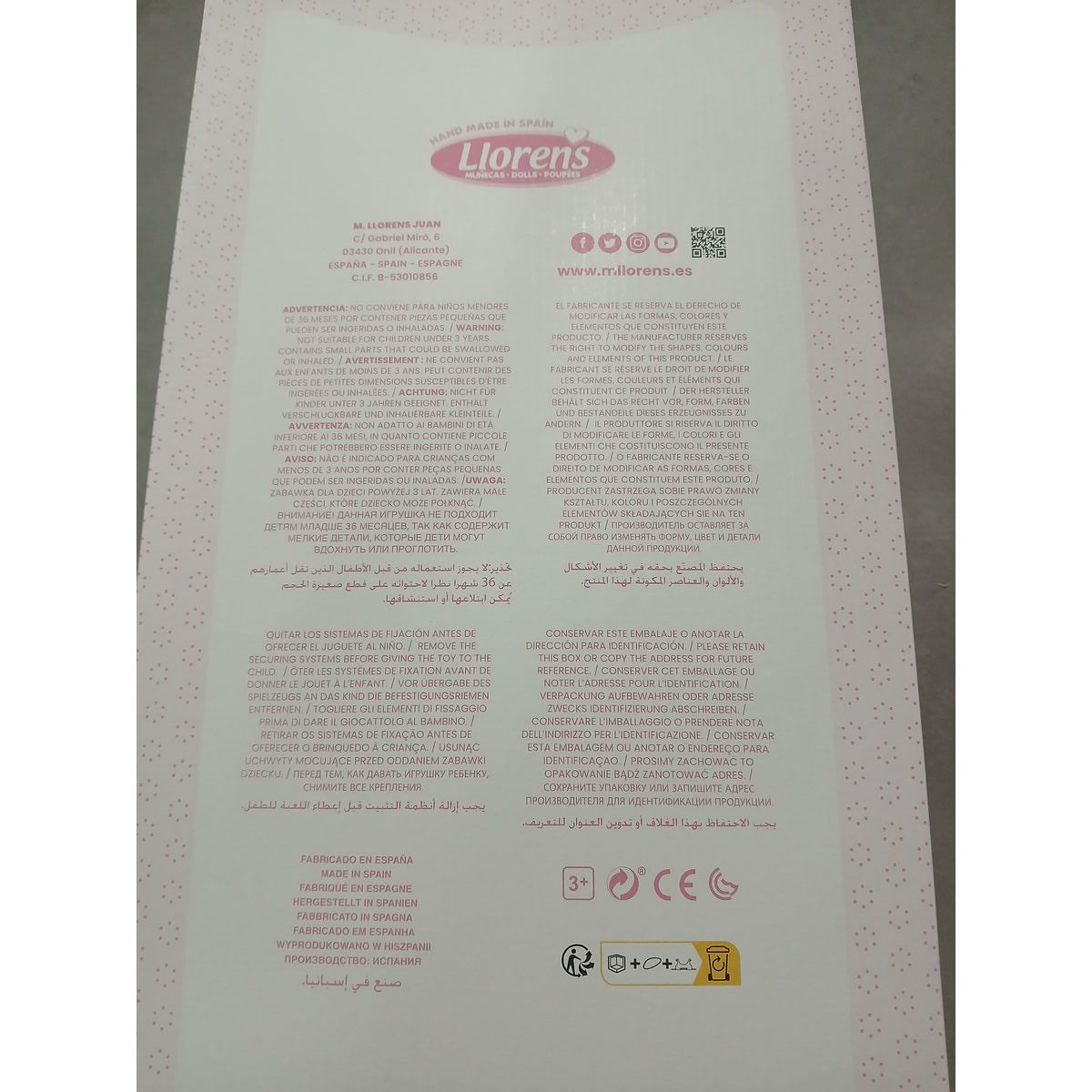 Baby doll Llorens Mimi 42 cm