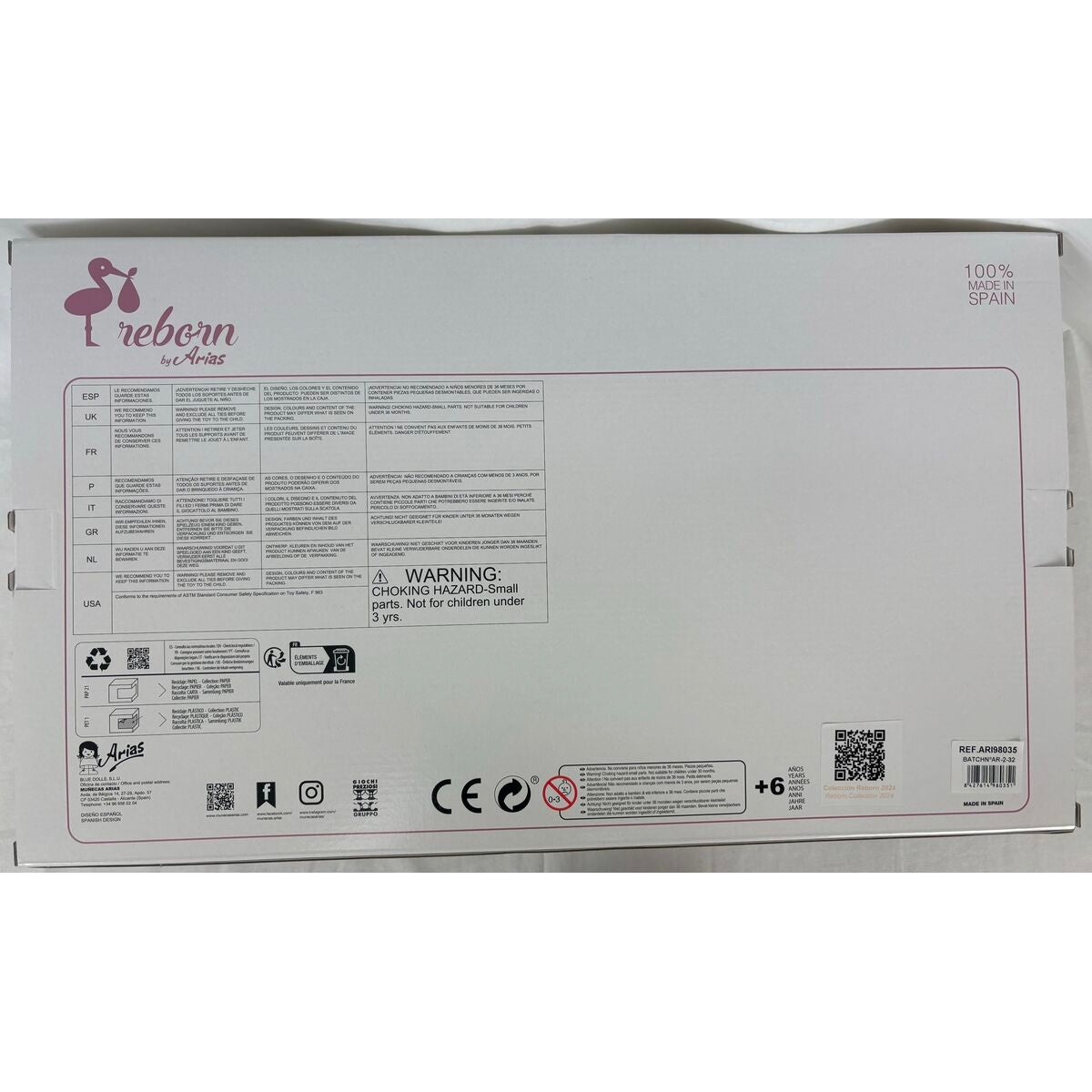 Reborn doll Gala Arias 98035 40 cm (40 cm)