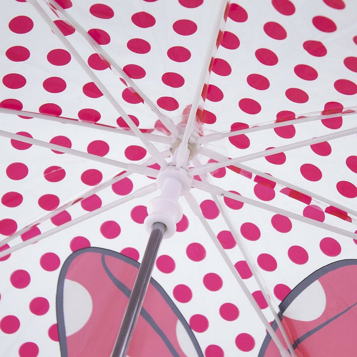 Umbrella Minnie Mouse Red 100 % POE (Ø 71 cm)