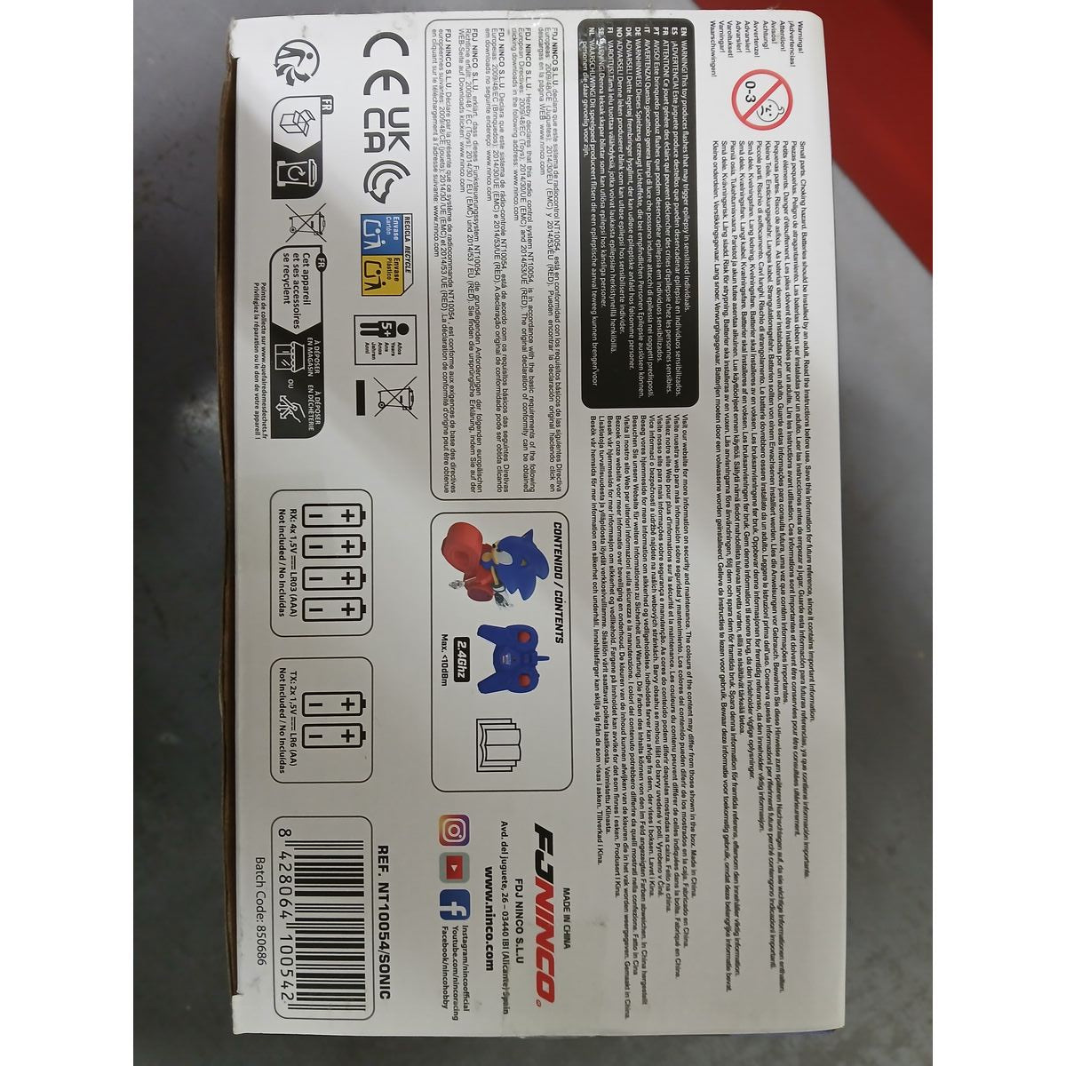 Remote-Controlled Vehicle Sonic Infinity 25 x 15 x 25 cm