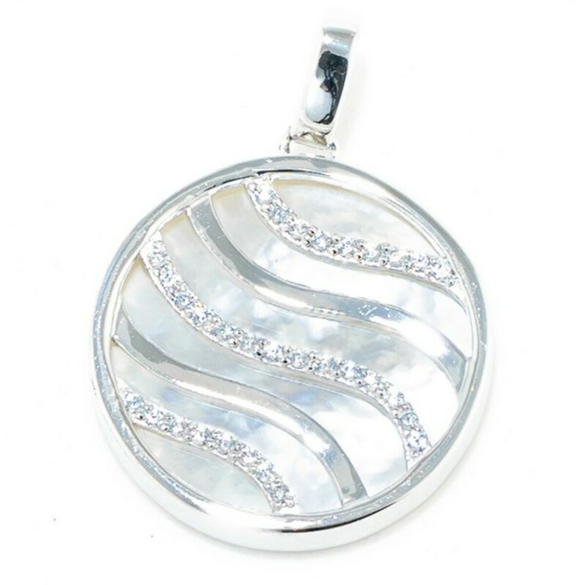 Ladies' Pendant Xenox 3 cm - Colour: Silver