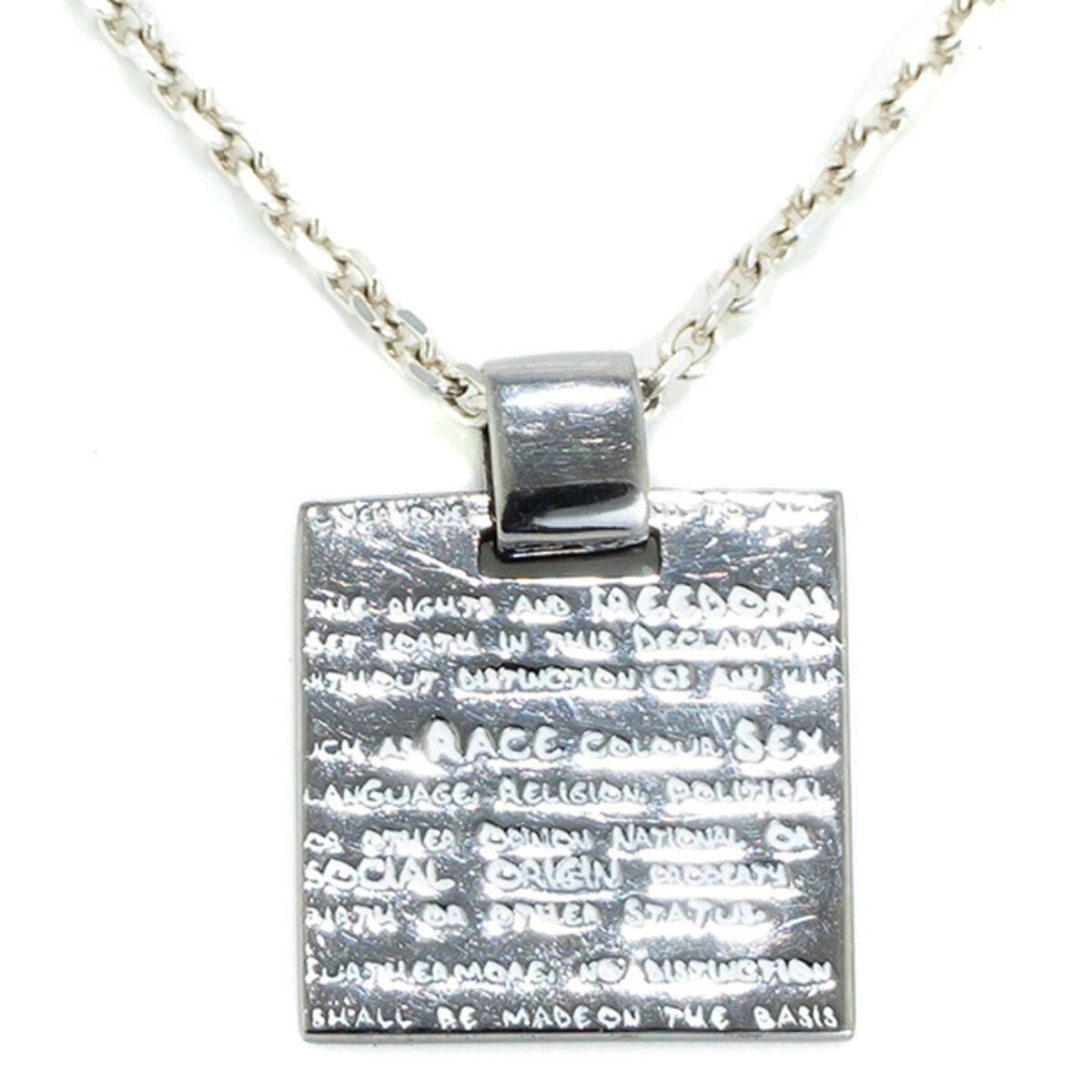 Ladies' Pendant Demaria DMHRC003 (45 cm) (45 cm) - Colour: White