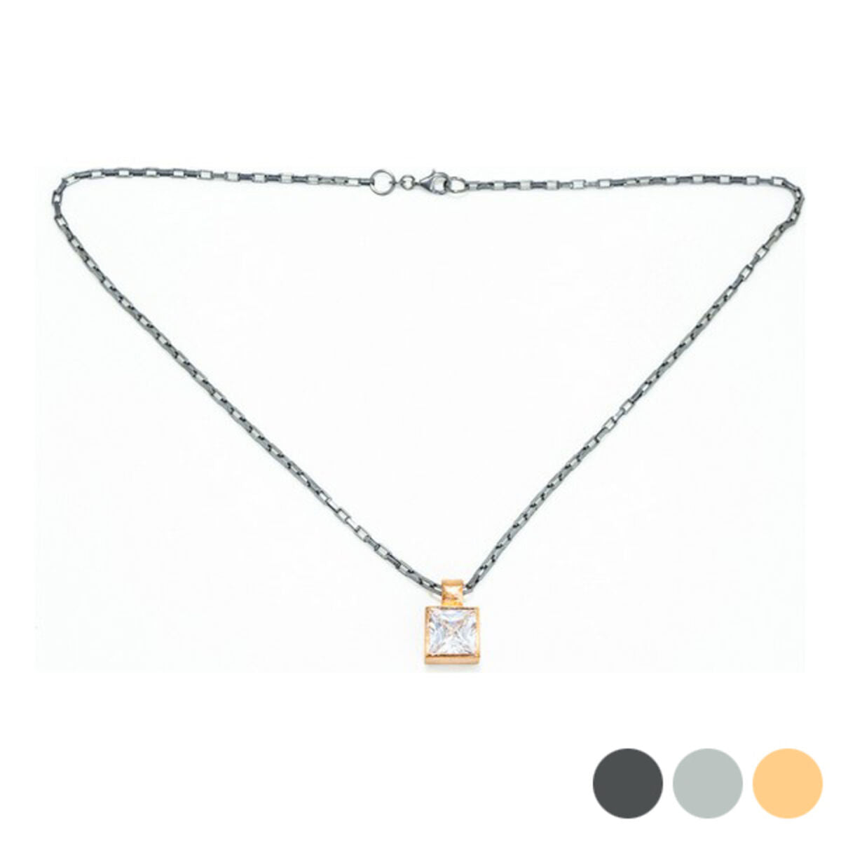 Ladies' Necklace Demaria DMC6110289 (45 cm) - Colour: Black