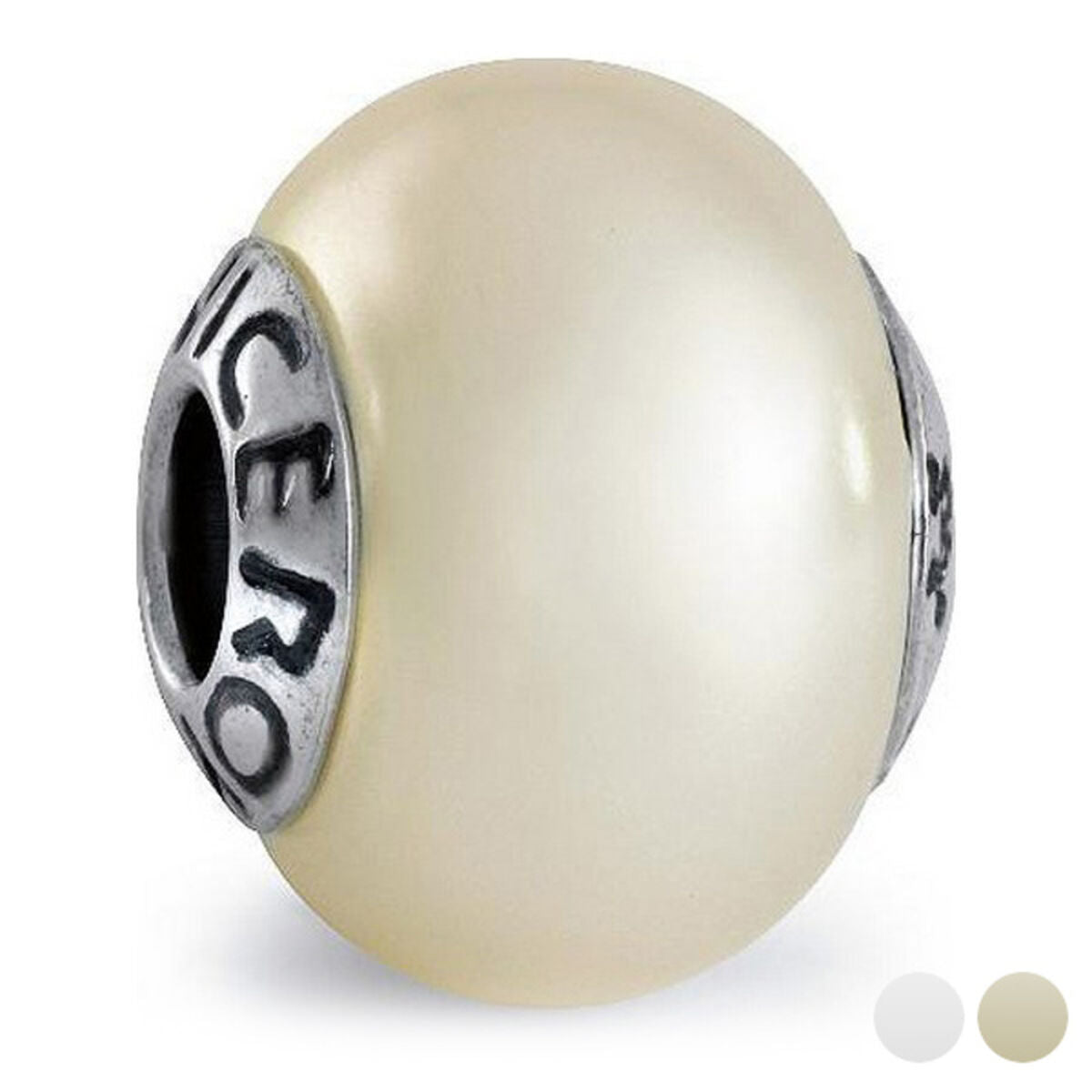 Ladies' Beads Viceroy VMB00 1 cm - Colour: White