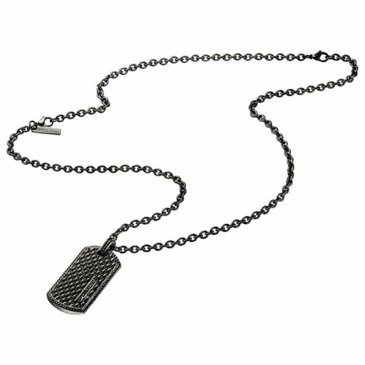 Men's Pendant Police S14AIE0 (70 cm) - Colour: Silver