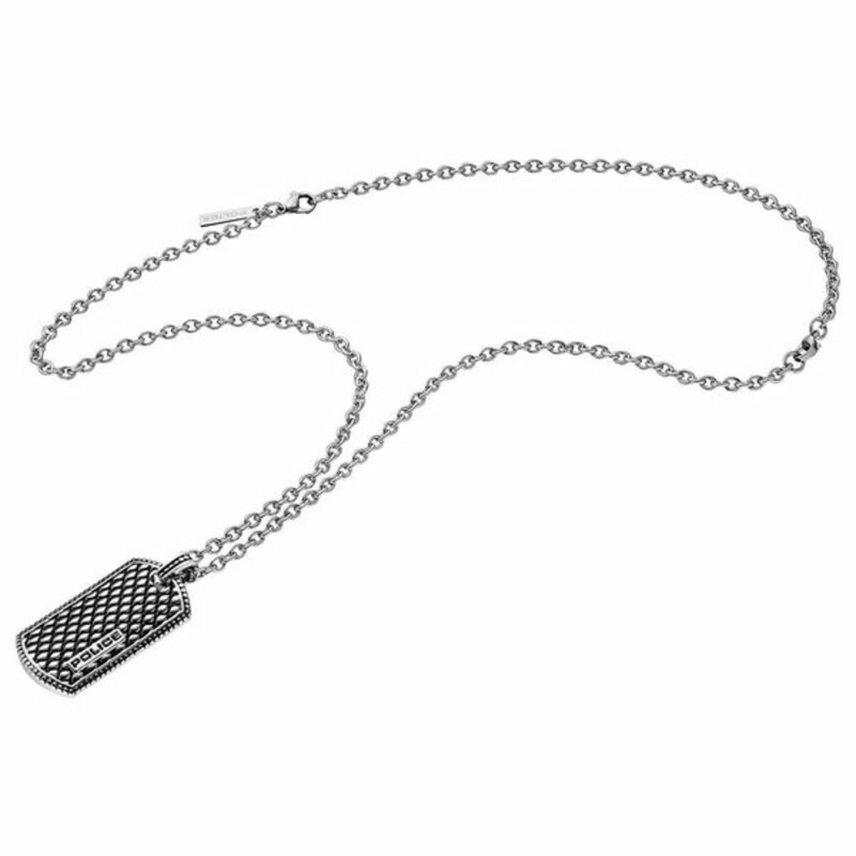Men's Pendant Police S14AIE0 (70 cm) - Colour: Silver