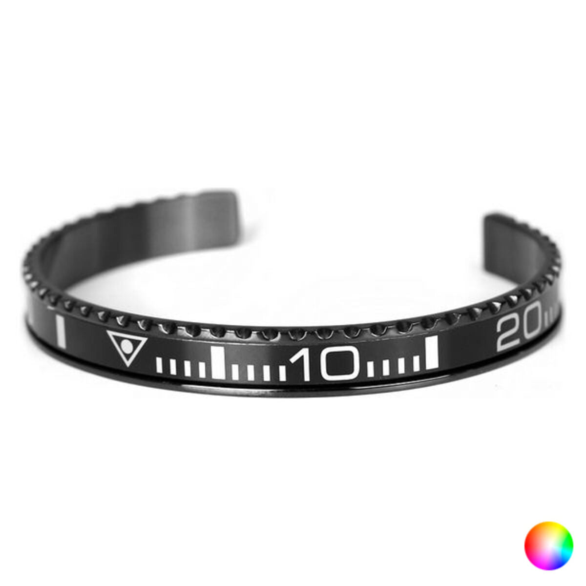 Men's Bracelet Oyster (18 cm) - Colour: Black