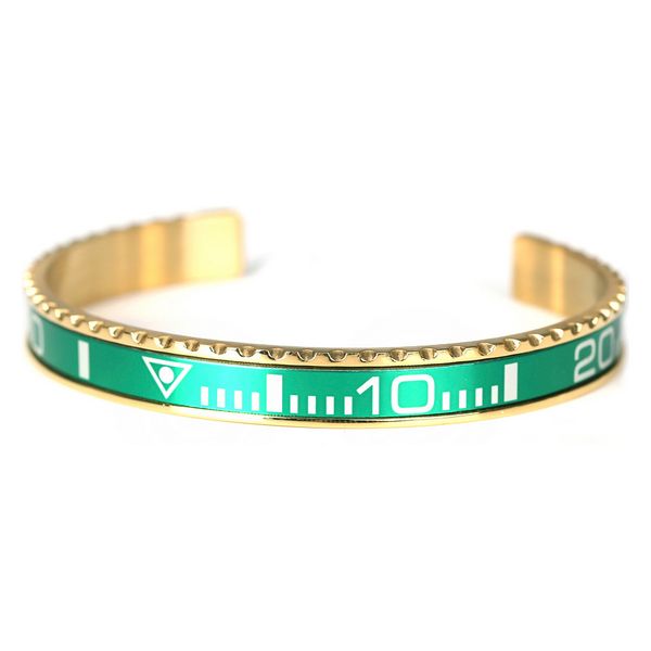 Men's Bracelet Oyster (18 cm) - Colour: Green